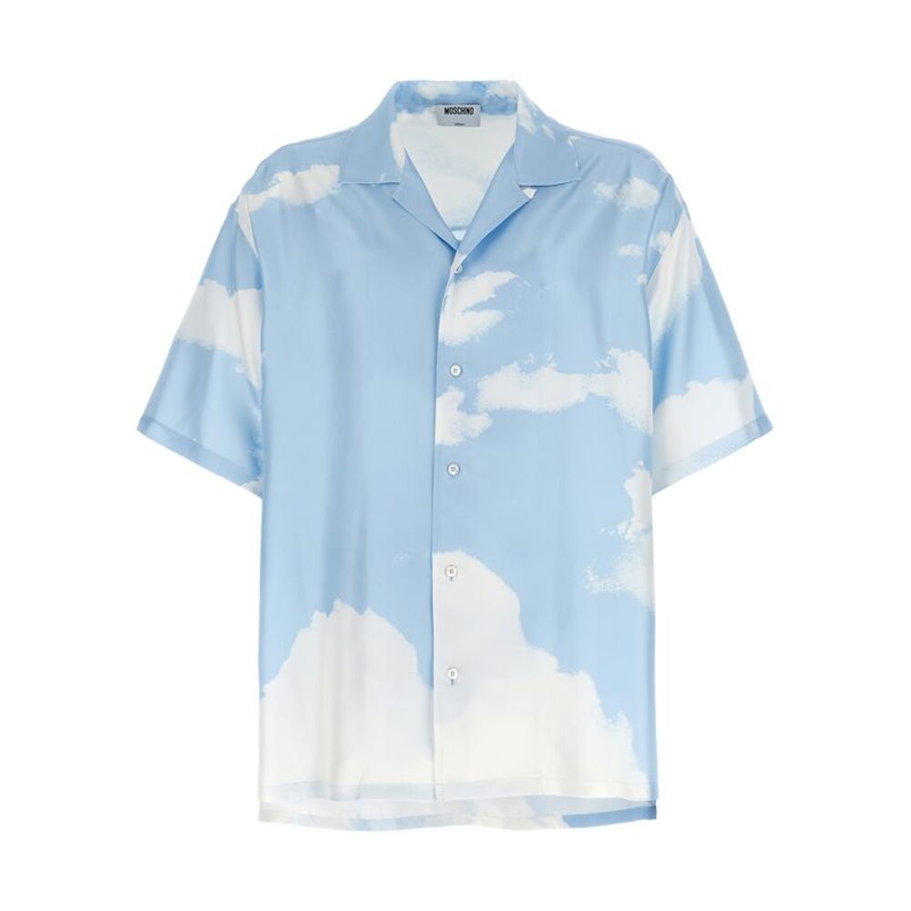 Moschino Multicolor Silk Men's Blouse